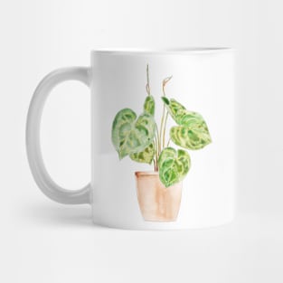 green indoor plant watercolor 1 Mug